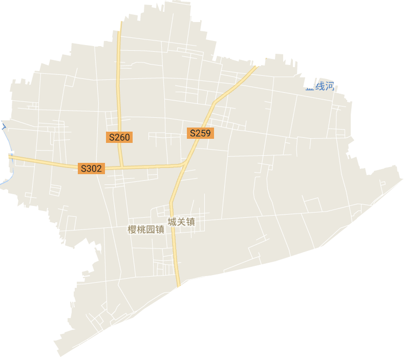 樱桃园镇电子地图