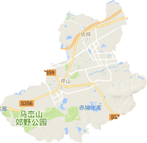 坪山区电子地图