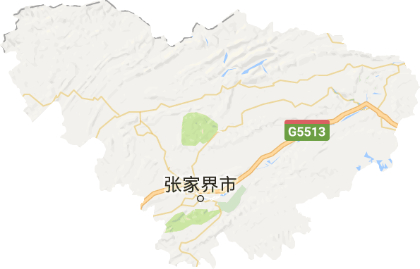 张家界市电子地图