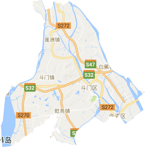 斗门区电子地图