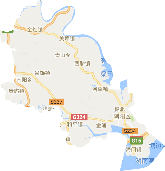 潮阳区电子地图