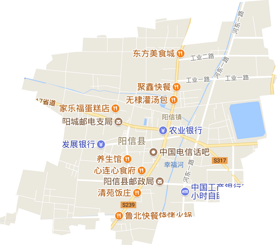信城街道电子地图