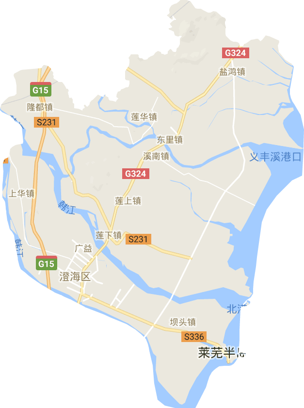 澄海区电子地图