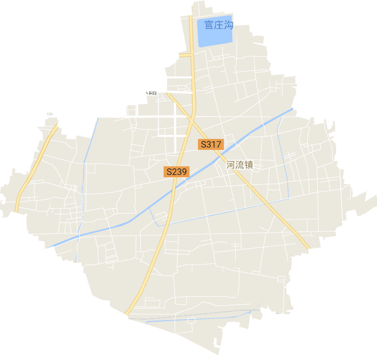 河流镇电子地图