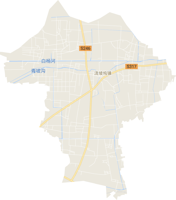 流坡坞镇电子地图