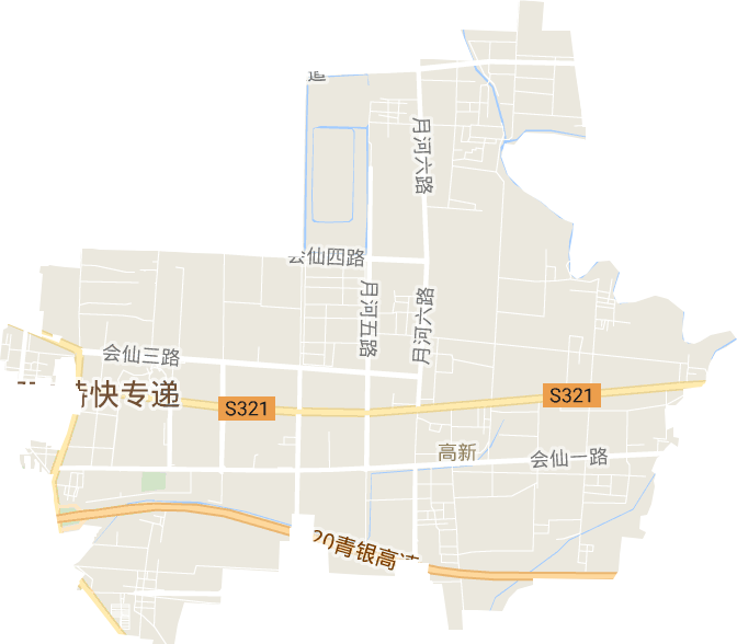 高新街道电子地图
