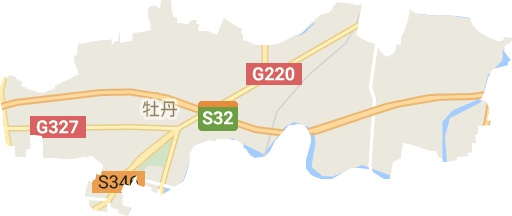 牡丹街道电子地图