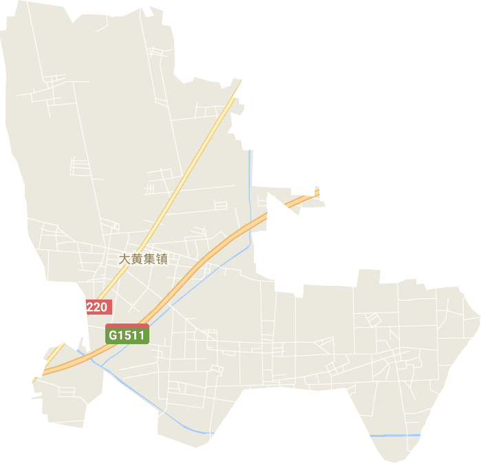 大黄集镇电子地图