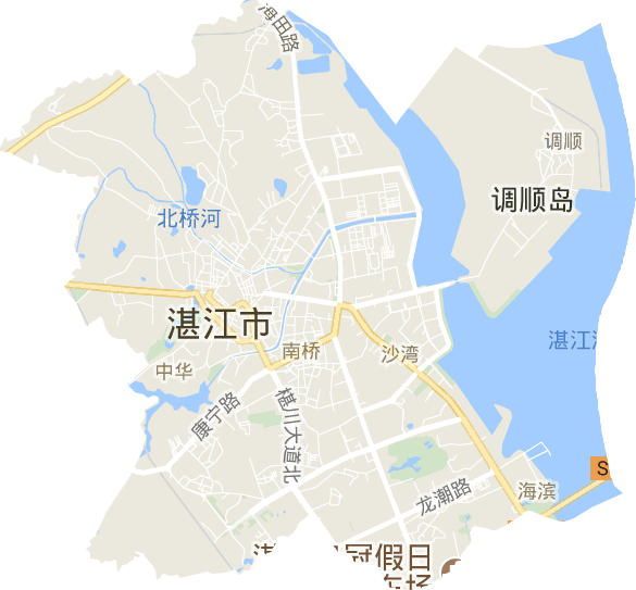 赤坎区电子地图