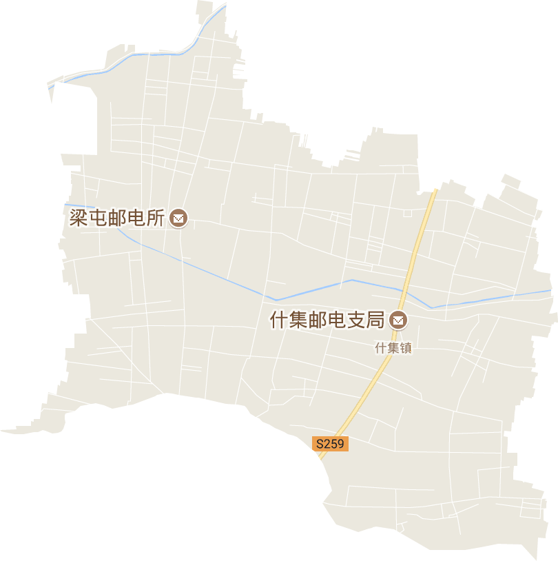 什集镇电子地图