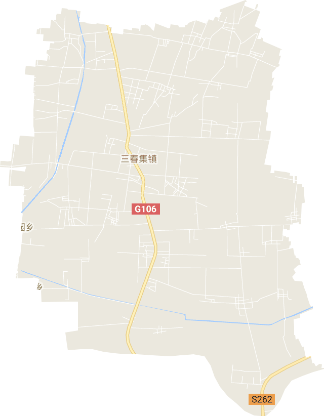 三春集镇电子地图