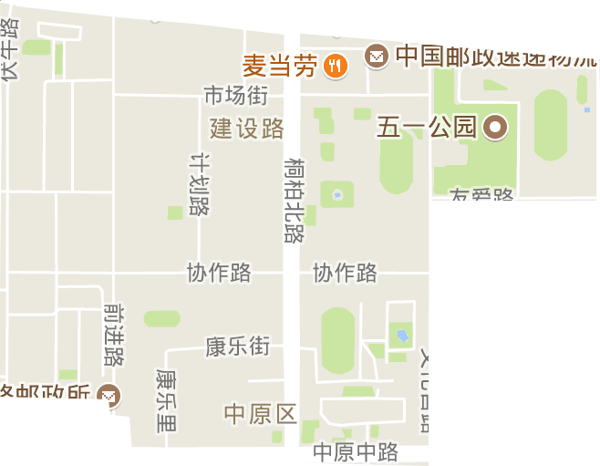 建设路街道电子地图