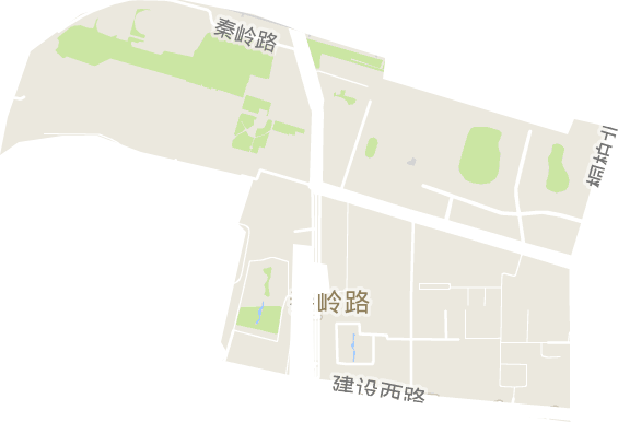 秦岭路街道电子地图