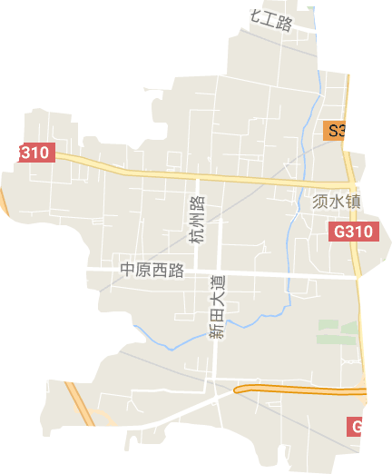 须水街道电子地图