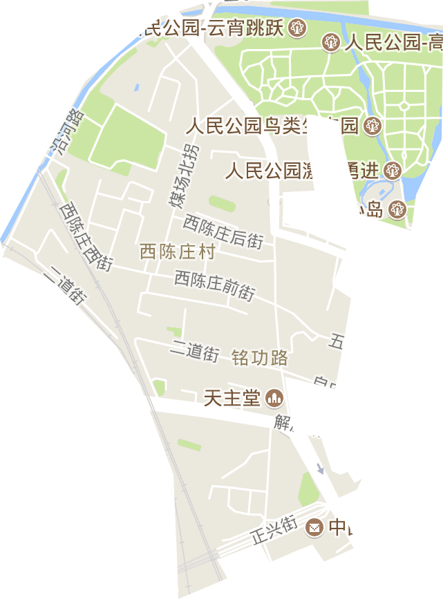 铭功路街道电子地图