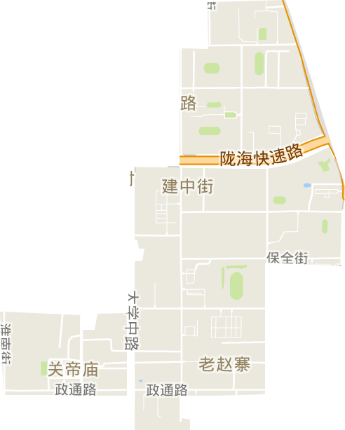 建中街街道电子地图