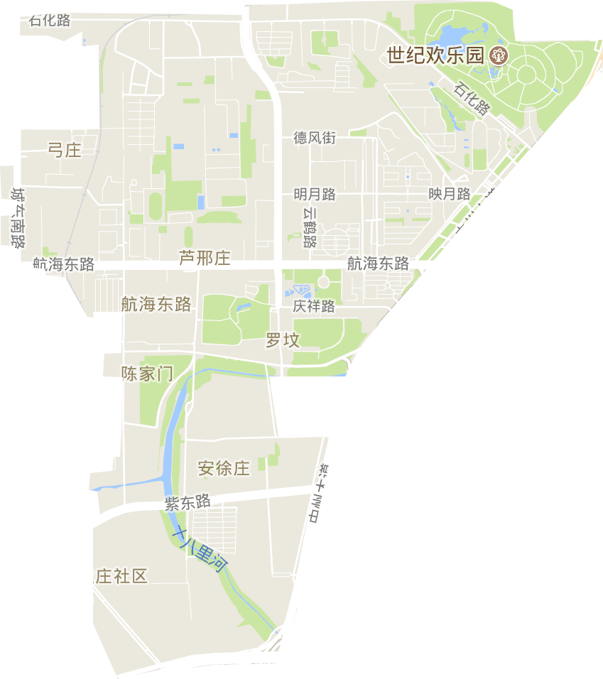 航海东路街道电子地图