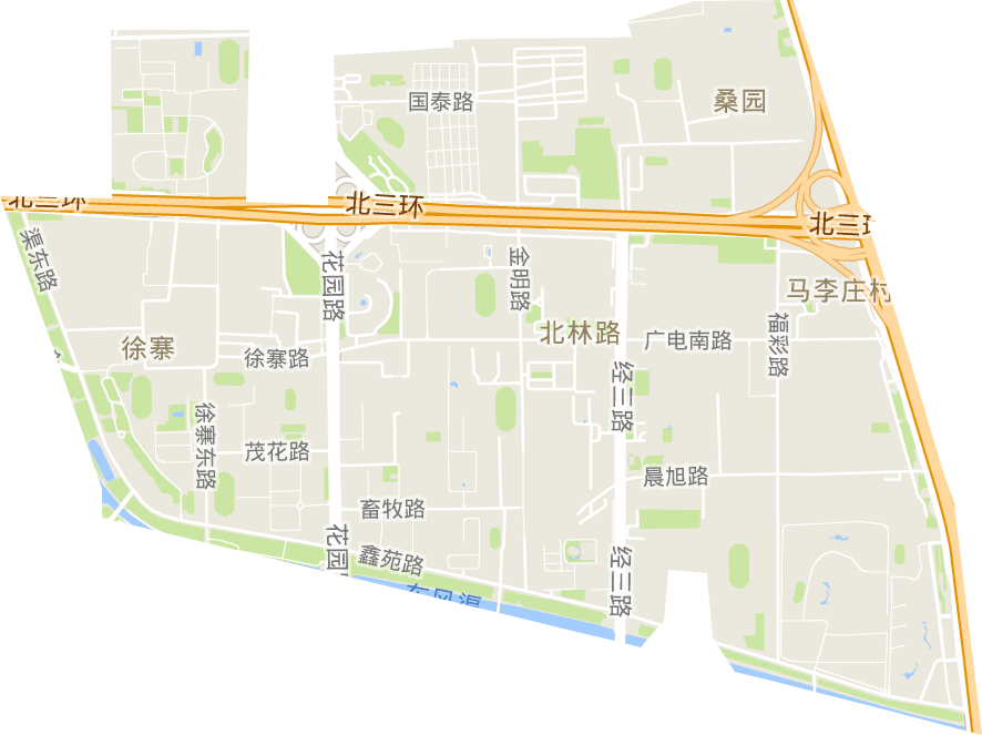 北林路街道电子地图