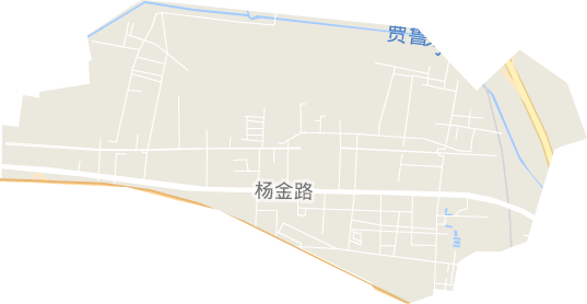 杨金路街道电子地图