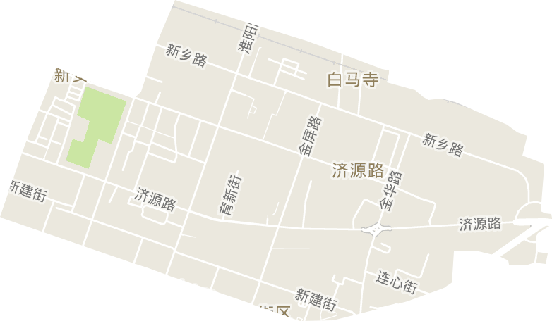 济源路街道电子地图