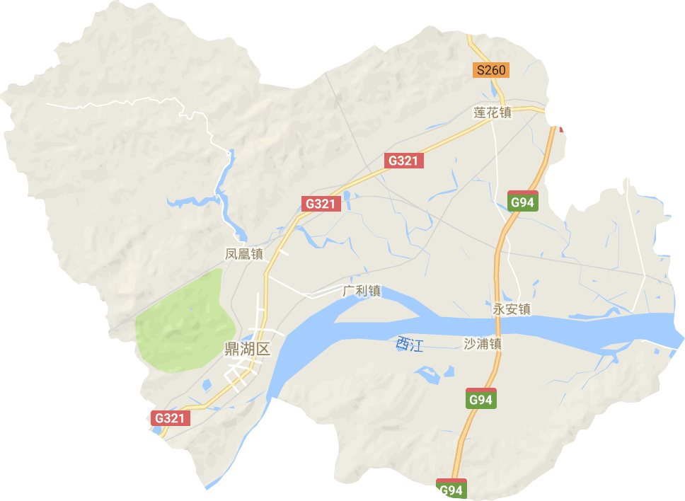 鼎湖区电子地图