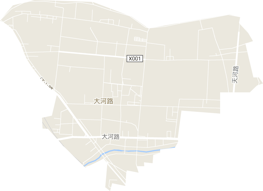 大河路街道电子地图