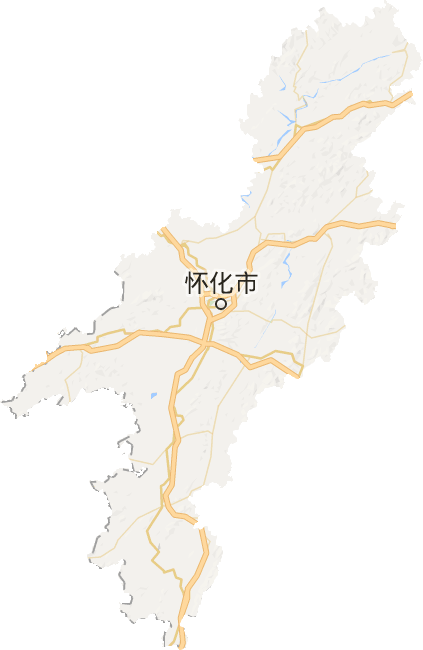 怀化市电子地图