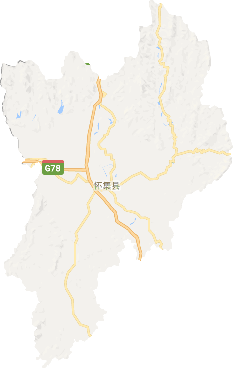 怀集县电子地图