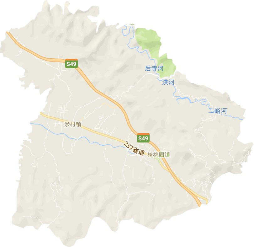 涉村镇电子地图