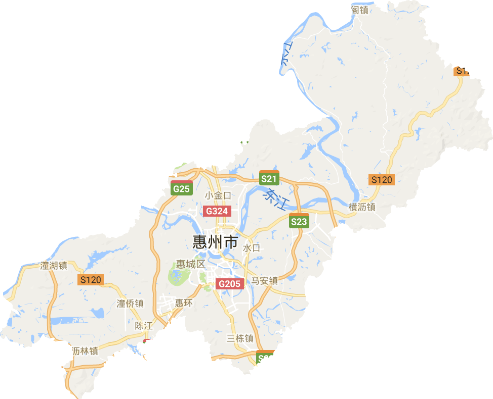 惠城区电子地图