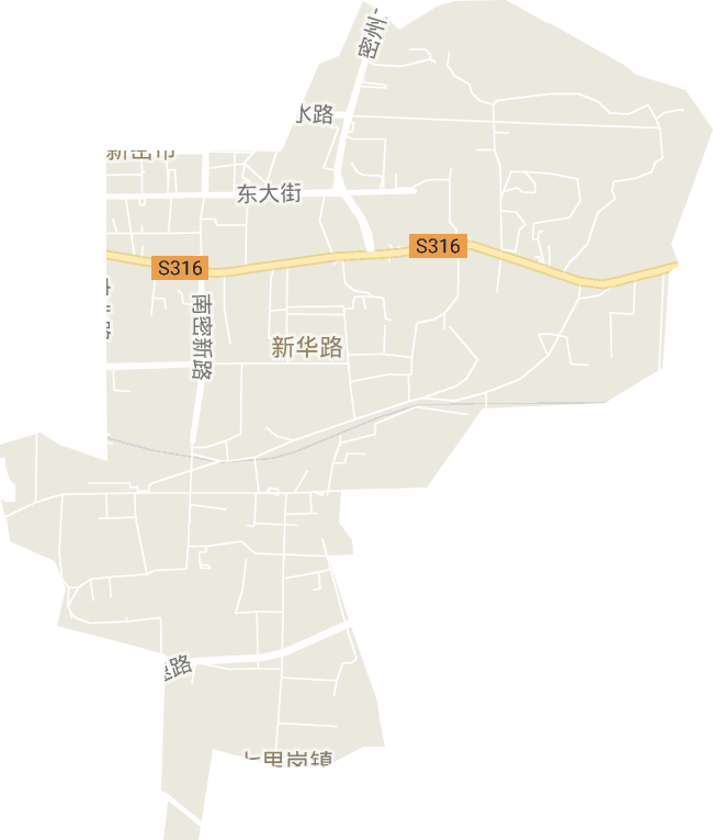 新华路街道电子地图
