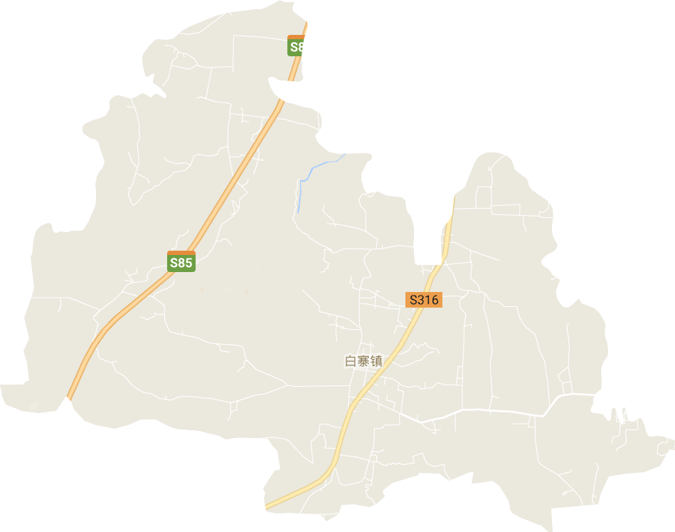 白寨镇电子地图