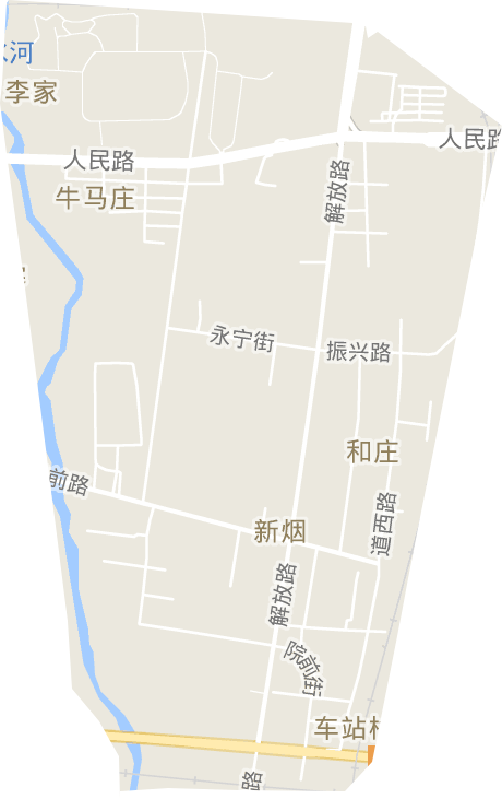 新烟街道电子地图