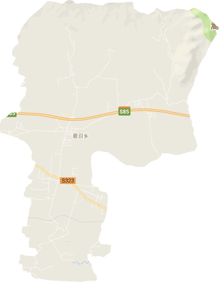 君召乡电子地图