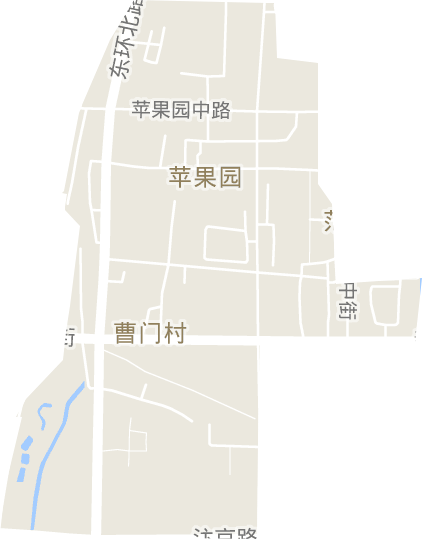 苹果园街道电子地图