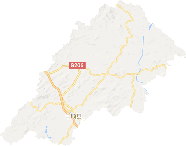 丰顺县电子地图