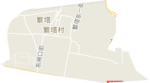 繁塔街道电子地图