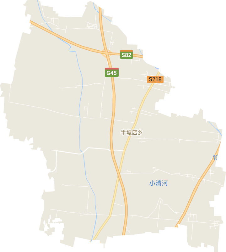 半坡店乡电子地图