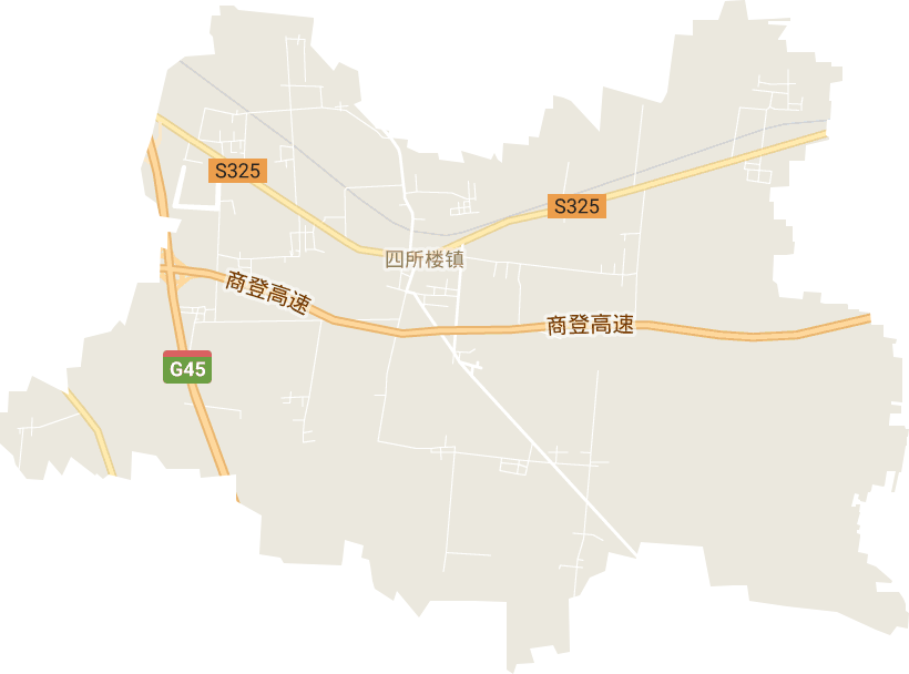 四所楼镇电子地图