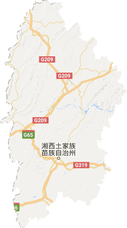 湘西州电子地图