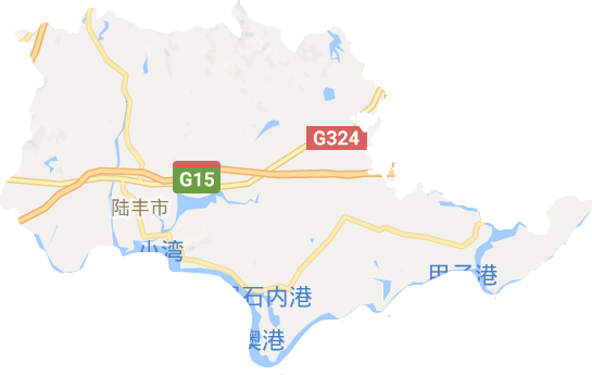 陆丰市电子地图