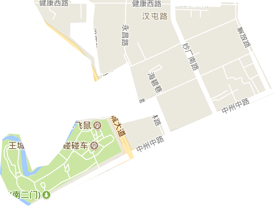 汉屯路街道电子地图