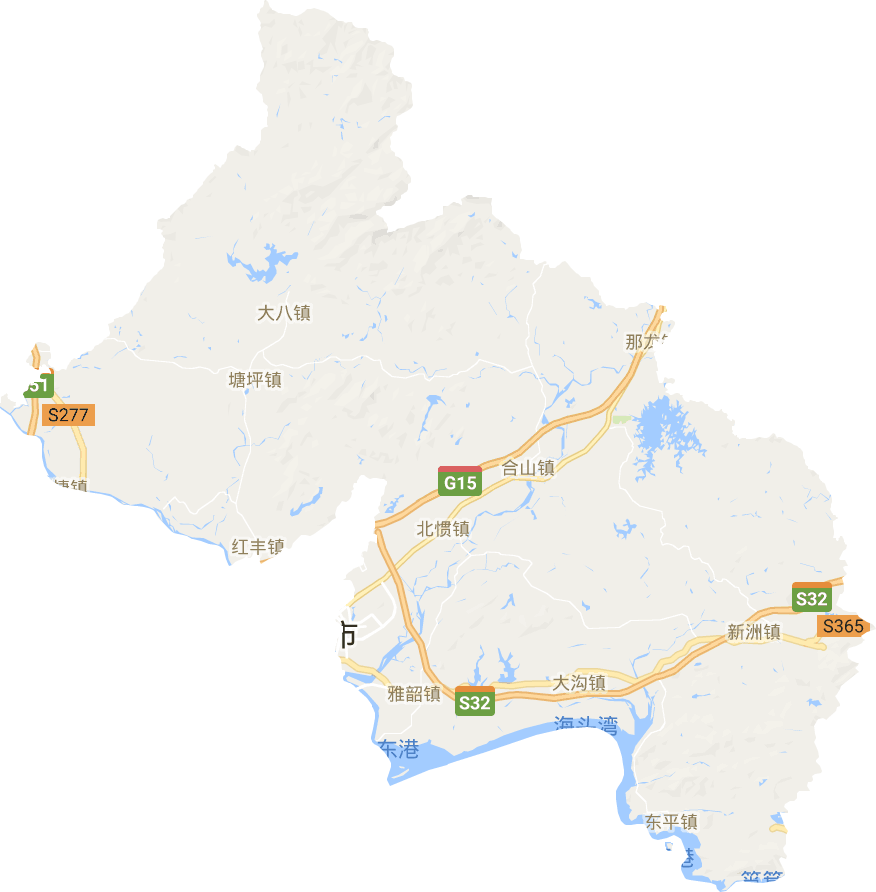 阳东区电子地图