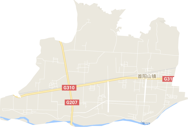 首阳山街道电子地图