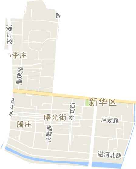 曙光街街道电子地图