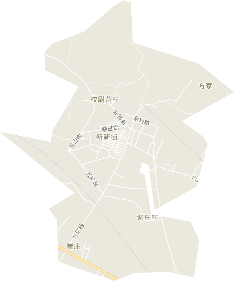 新新街街道电子地图