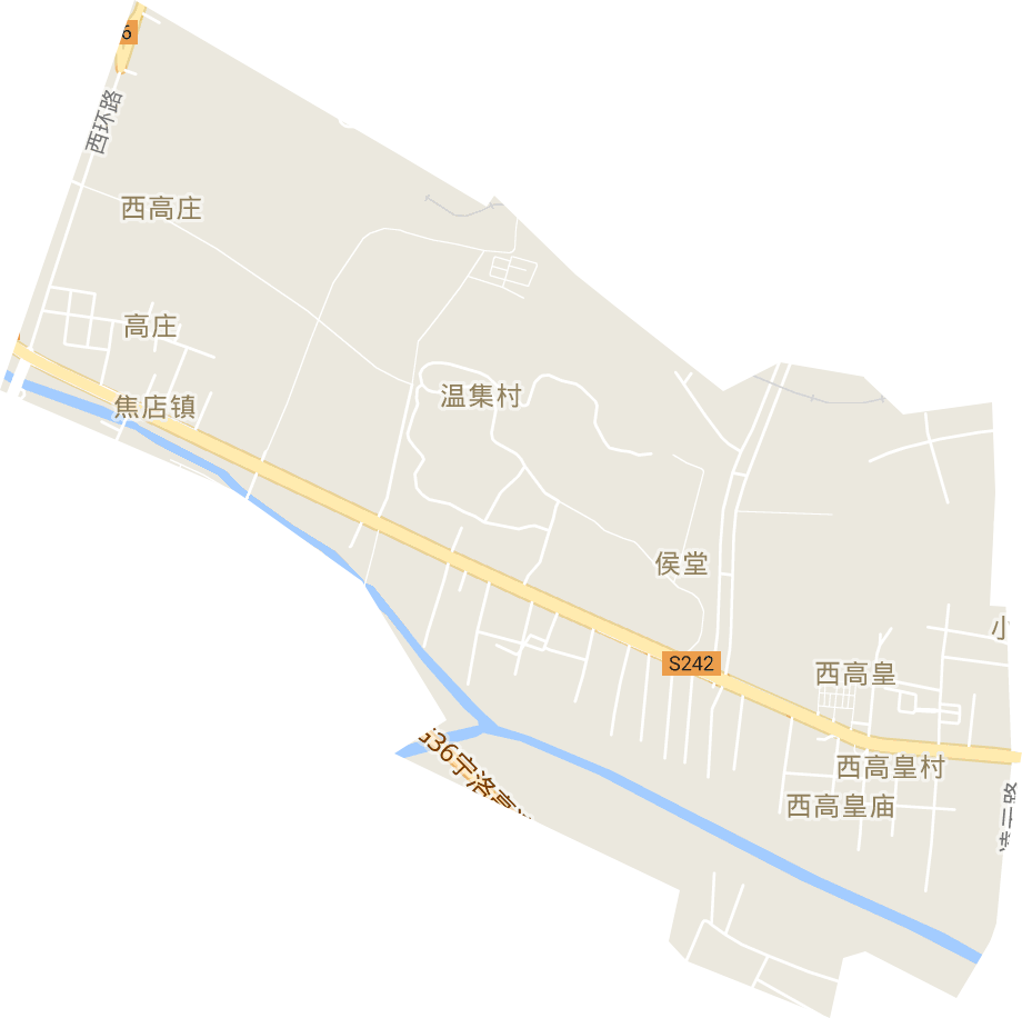 西高皇街道电子地图