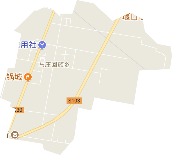 马庄回族乡电子地图