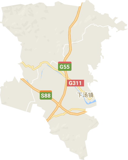 下汤镇电子地图