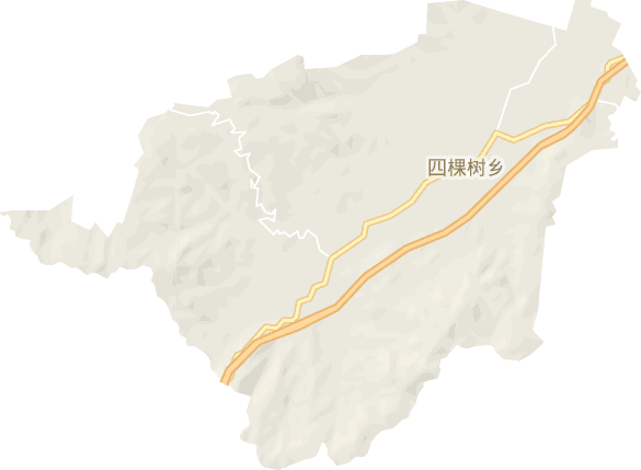四棵树乡电子地图